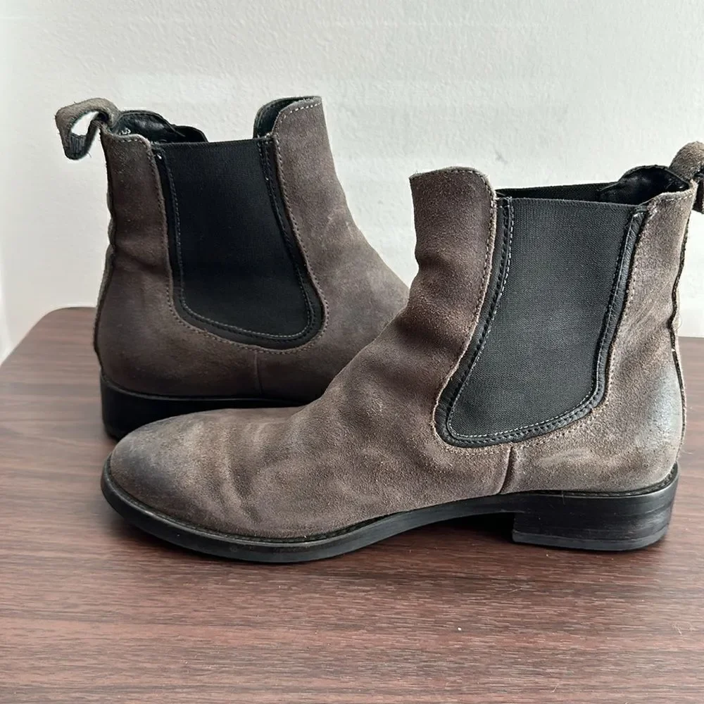 Thursday Boot Company Everyday Brown Nubuck Leather Chukka Boots Sz 6.5